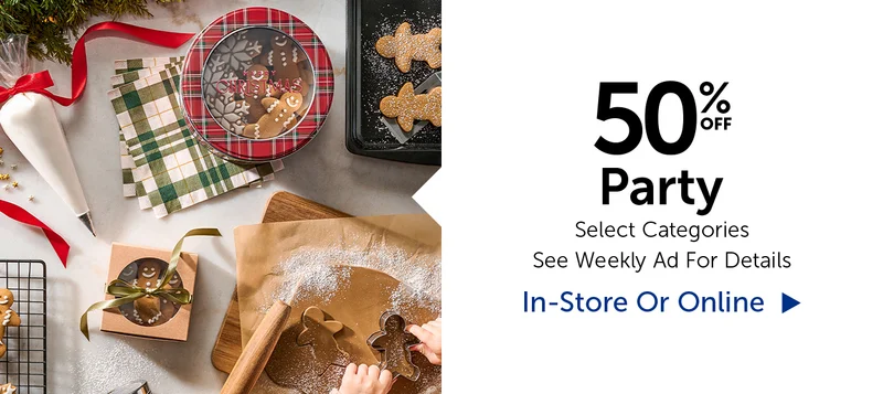 50% Off Party - Select Categories