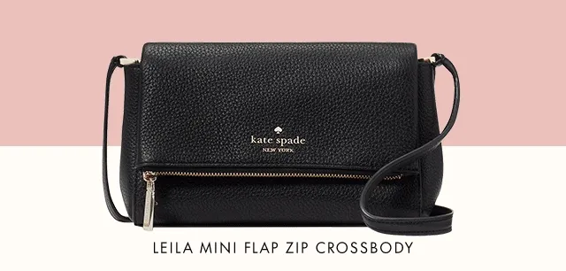 LEILA MINI FLAP ZIP CROSSBODY