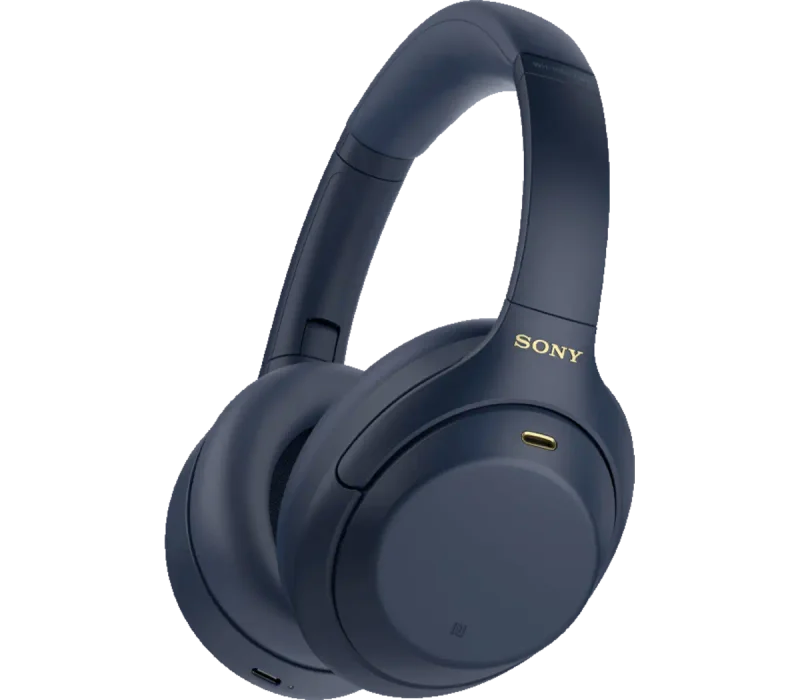 Sony WH-1000XM4 Wireless Premium Noise Canceling Over-The-Ear Headphones, Blue