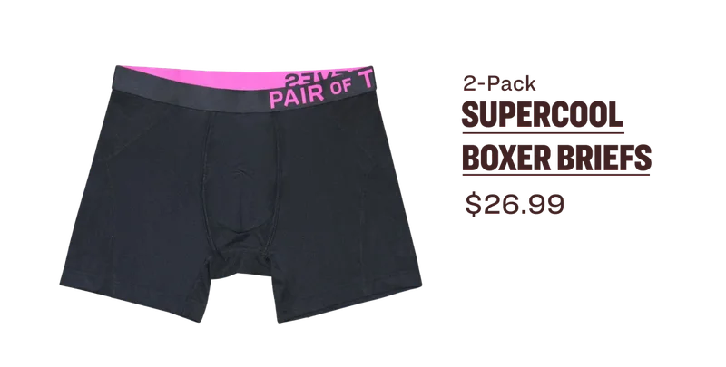 SUPERCOOL Boxer Briefs 2-Pack $26.99