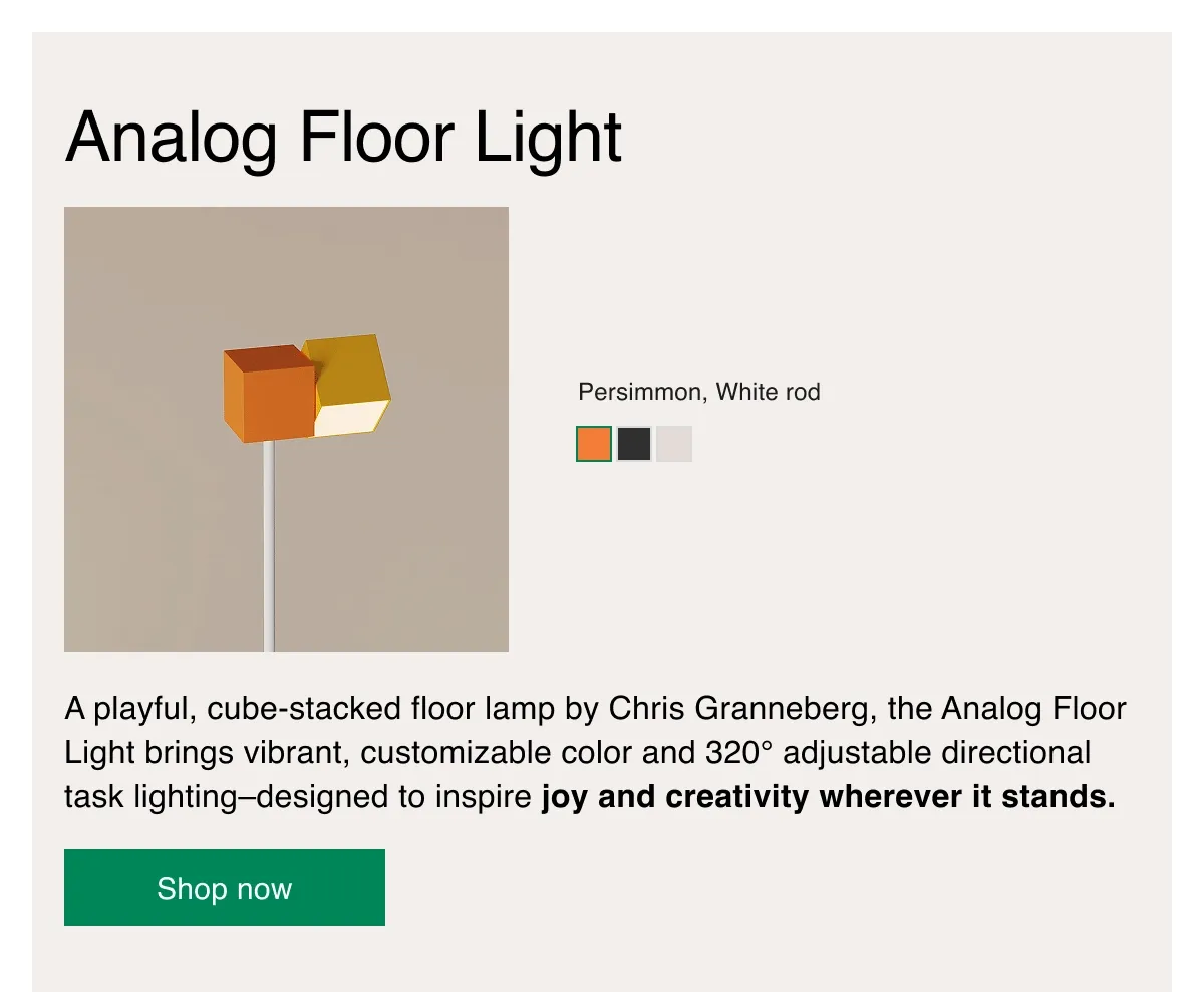 Analog Floor Light