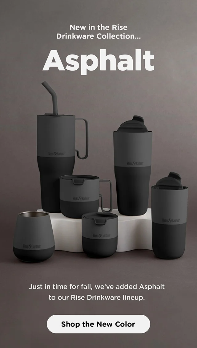 New Asphalt in Rise Drinkware
