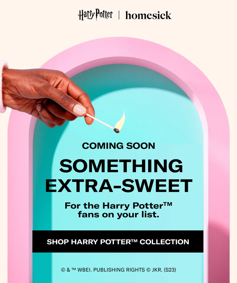 Harry Potter | homesick | COMING SOON | SOMETHING EXTRA-SWEET | For the Harry Potter™ fans on your list. | SHOP HARRY POTTER™ COLLECTION