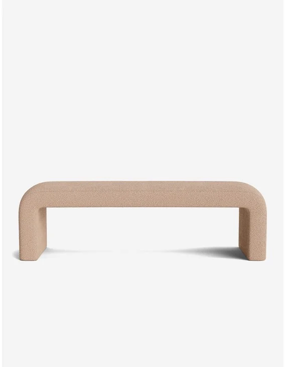 Tate Bench-Pearl Luxe Boucle