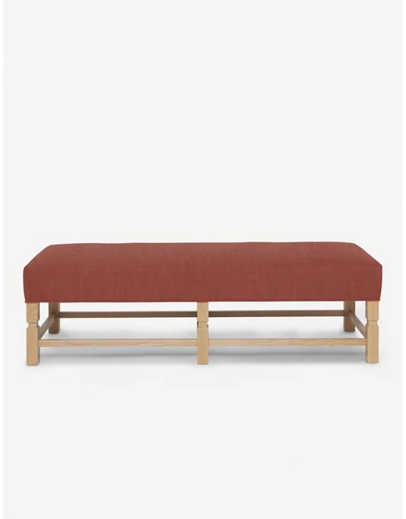 Ambleside Bench by Ginny Macdonald-Terracotta Linen