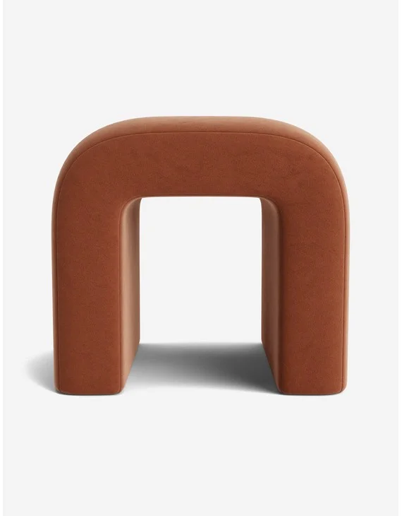 Tate Stool-Rose Vintage Velvet