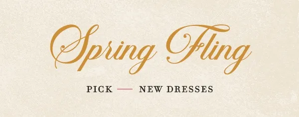 Pick New Dresses