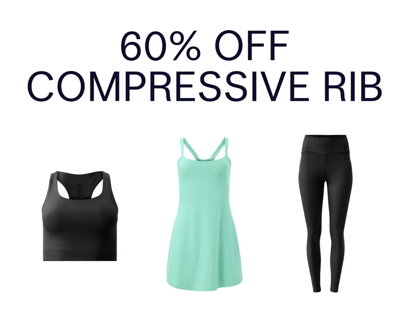 60% OFF COMPRESSIVE RIB
