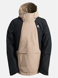 Men's Reserve 2L Relaxed Anorak Jacket in Summit Taupe / True Black