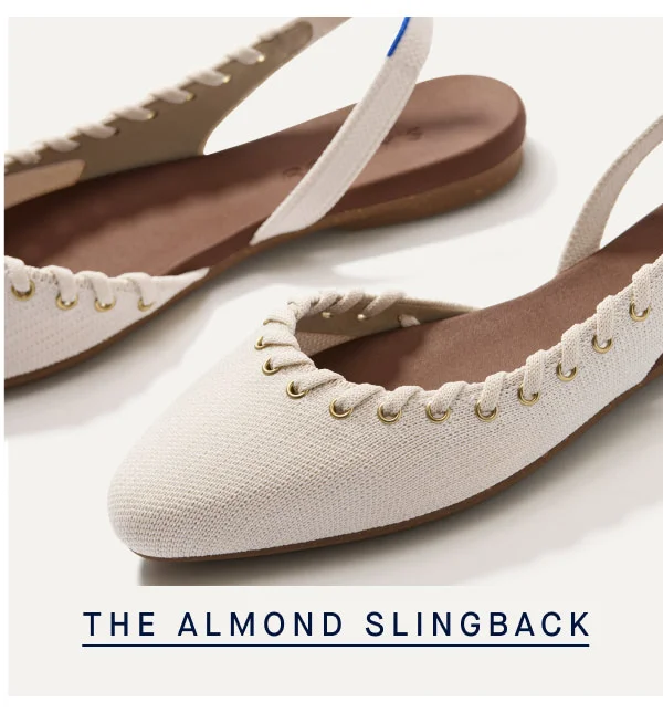 THE ALMOND SLINGBACK THE ALMOND SLINGBACK
