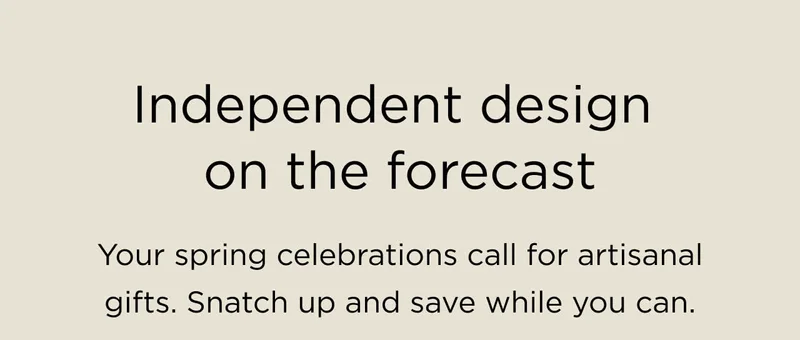 Independent Design on the Forecast