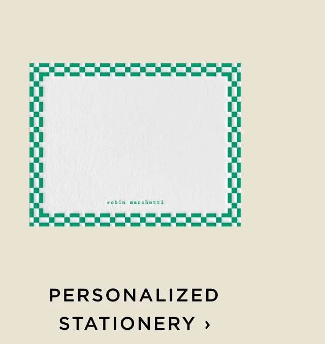 Personalized Stationery