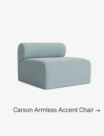 Shop Carson Armless Accent Chair