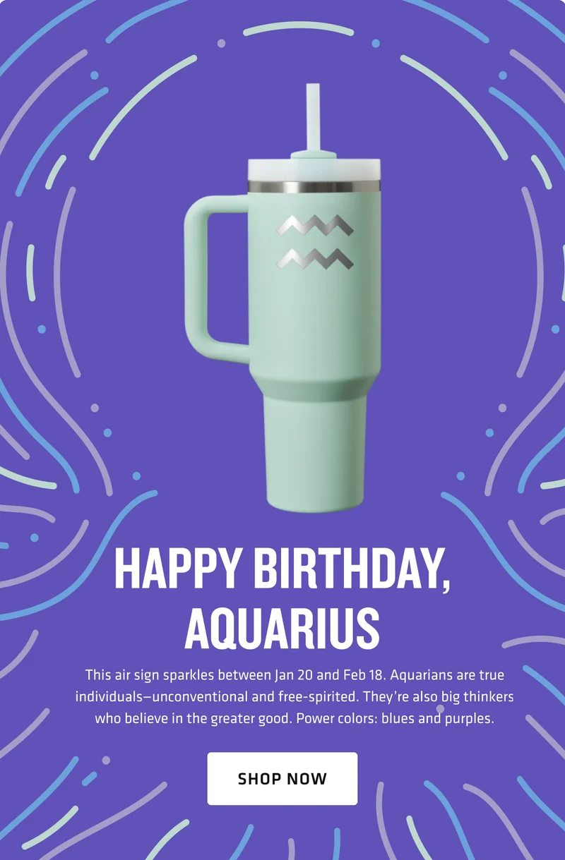 Happy Birthday, Aquarius!