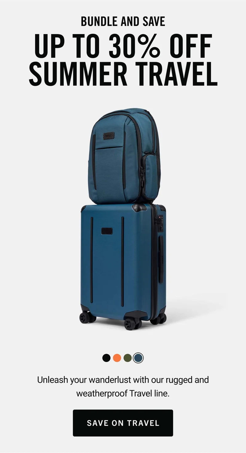 Up to 30% off Summer Travel