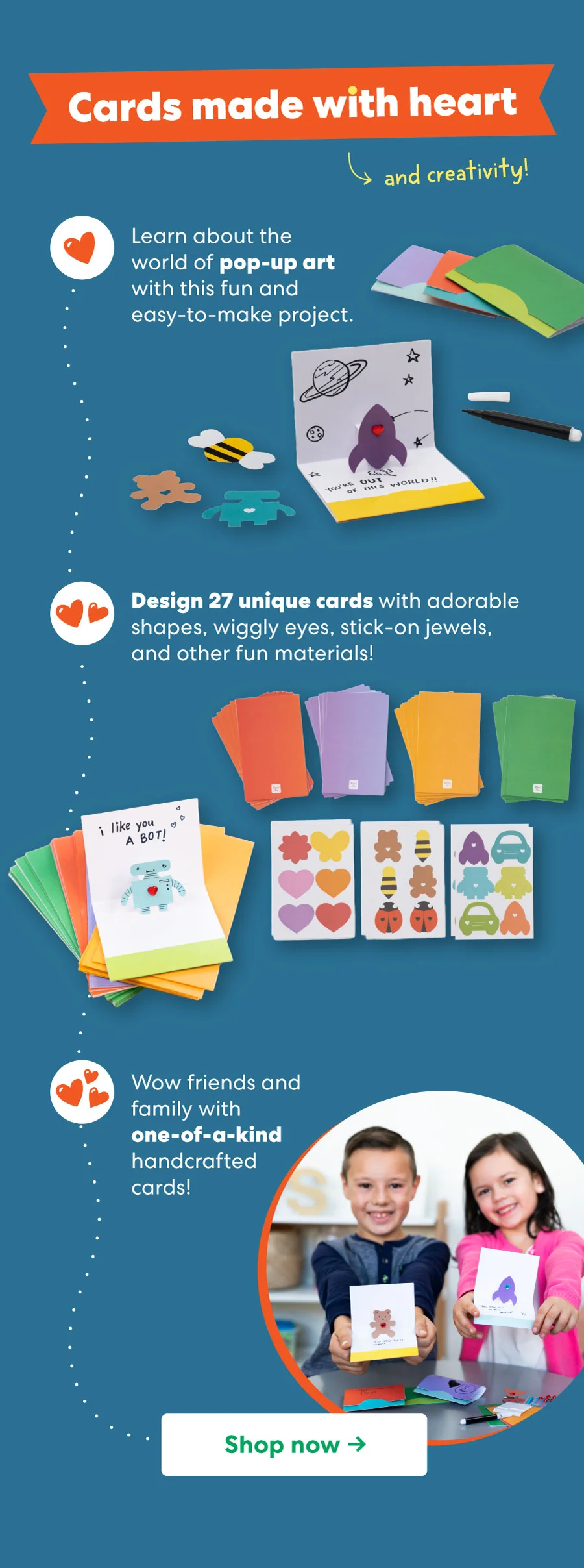 Cards made with heart, and creativity! Shop now! Cards made with heart, and creativity! Shop now!