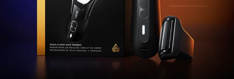 Dual-Head Groin + Body Hair Trimmer