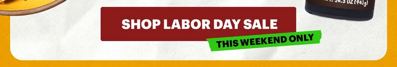 CTA: SHOP LABOR DAY SALE. TAG: THIS WEEKEND ONLY