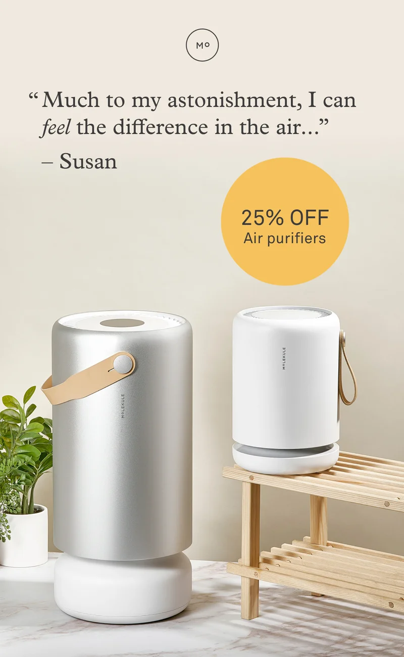 "Much to my astonishment, I can feel the difference in the air..." - Susan | Get 25% off air purifiers for Black Friday