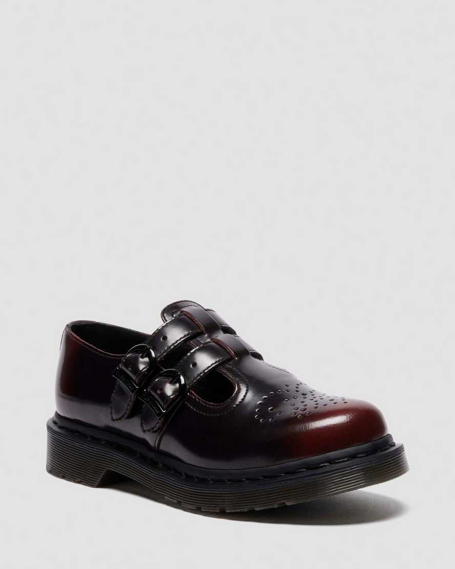 Image of 8065 Arcadia Rub Off Leather Mary Jane Shoes
