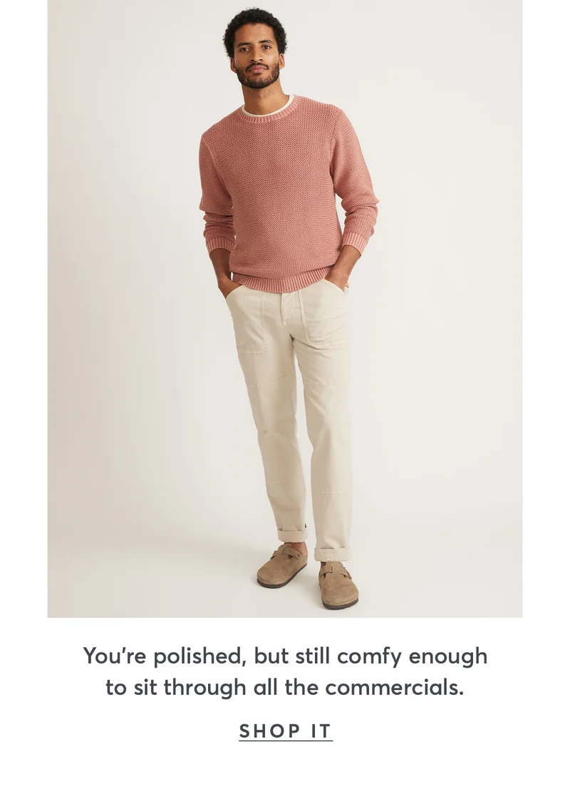 Garment dye sweater