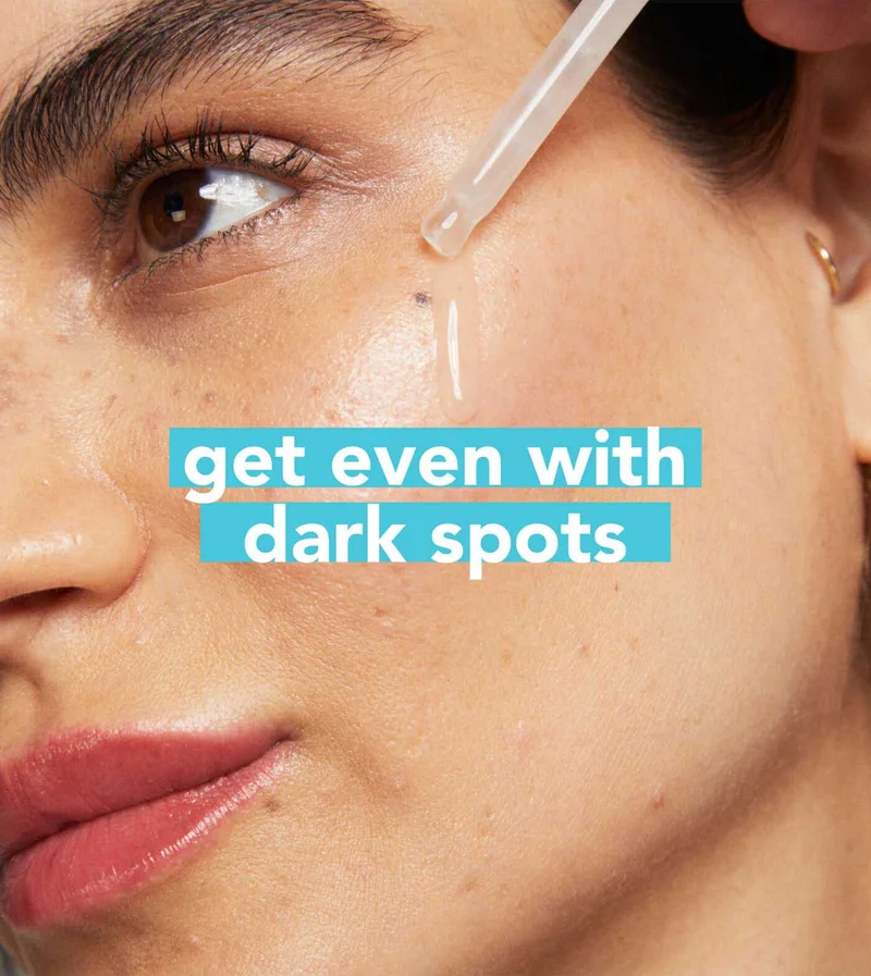 get even with dark spots.