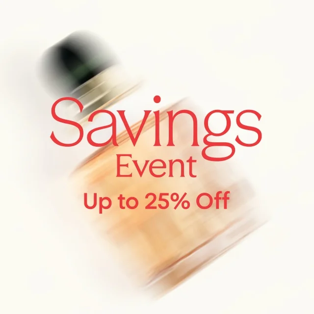 Fragrance Savings Event: 15% off.