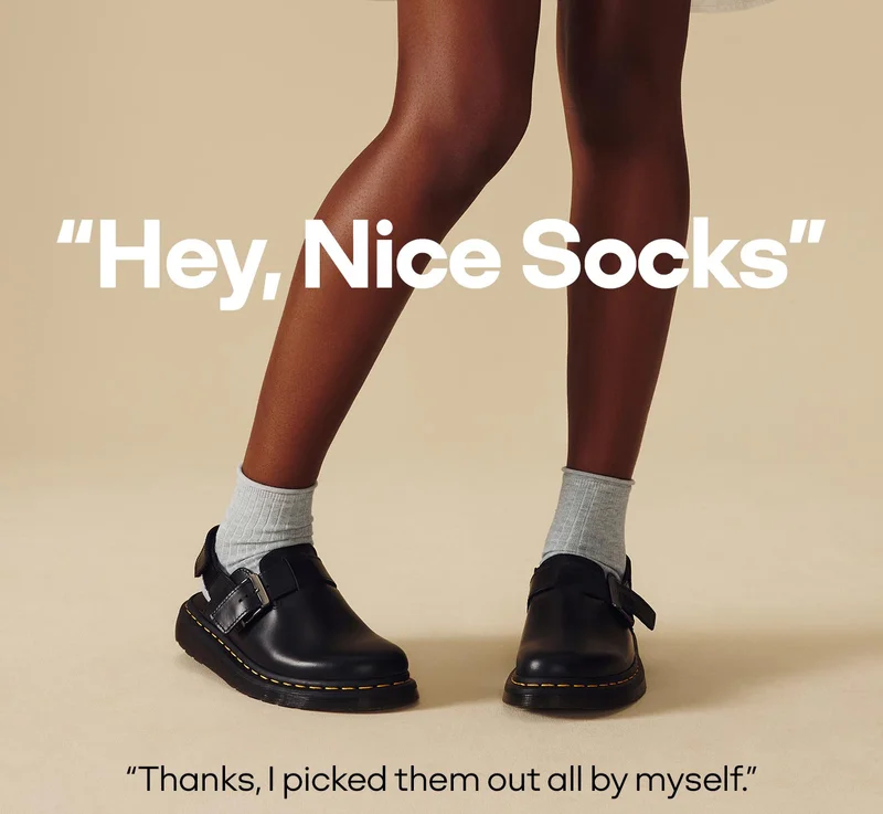 Hey, Nice Socks | Thanks, I picked them out all by myself.