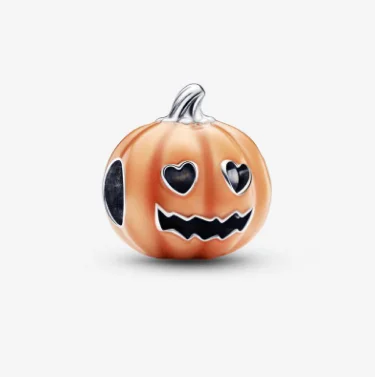 Glow-in-the-dark Spooky Pumpkin Charm