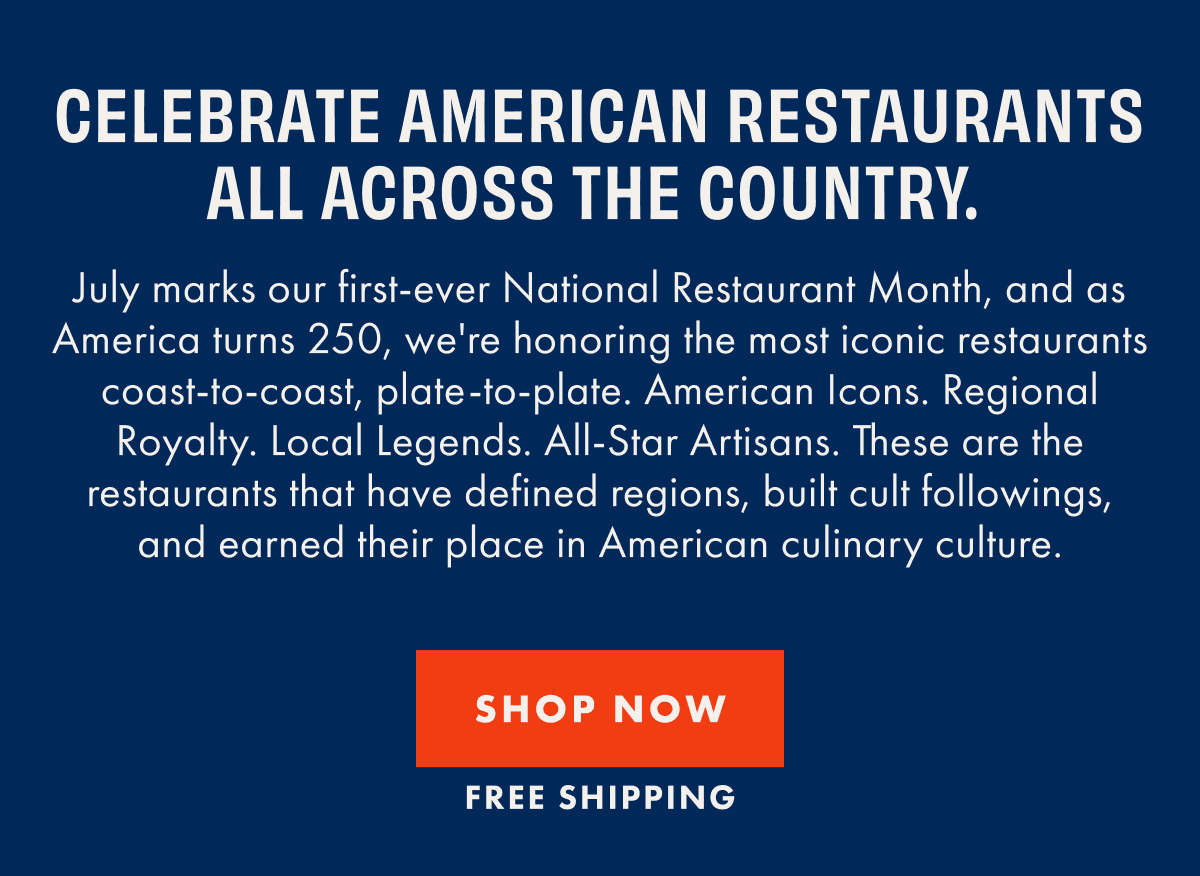 Celebrating America’s Iconic Restaurants Celebrating America’s Iconic Restaurants