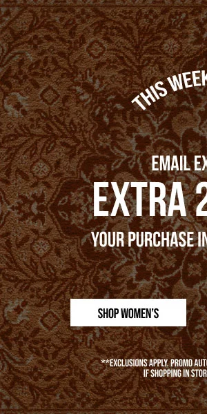 Extra 20% off Shop Women's