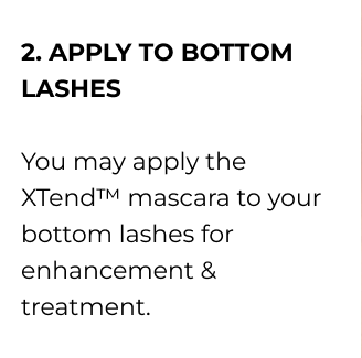 Apply To Bottom Lashes