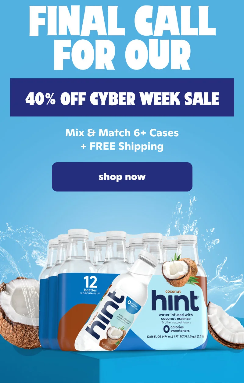 cyber week 40% off sitewide sale