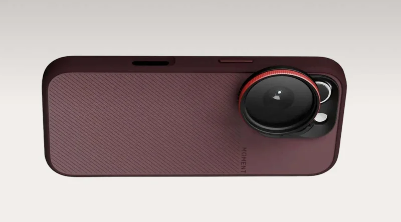 Image of a 37mm T-Series Filter Mount on a Moment Case