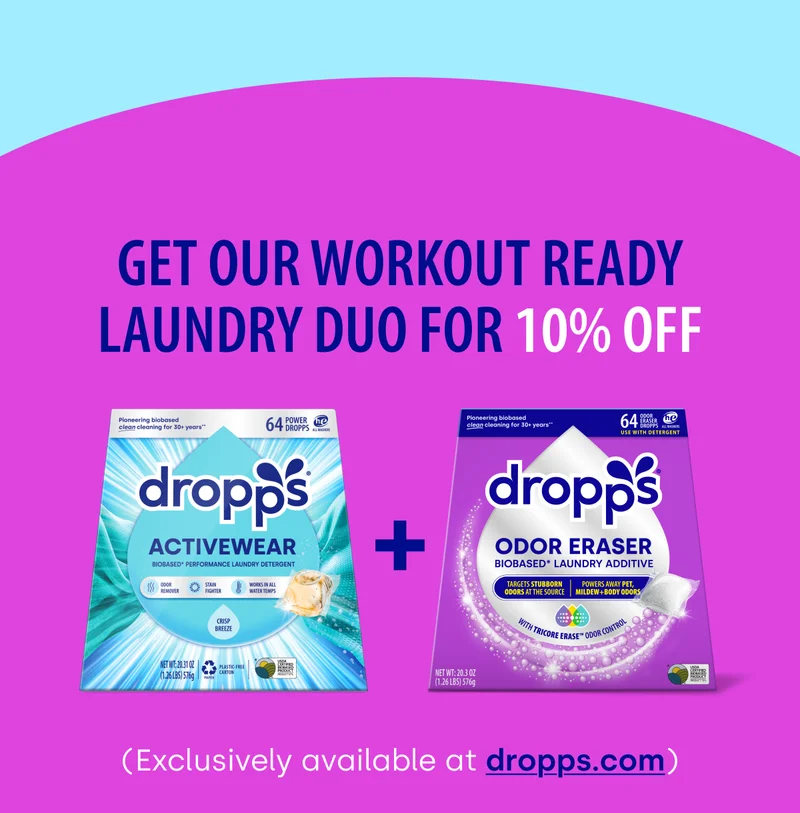 GET OUR WORKOUT READY LAUNDRY DUO FOR 10% OFF