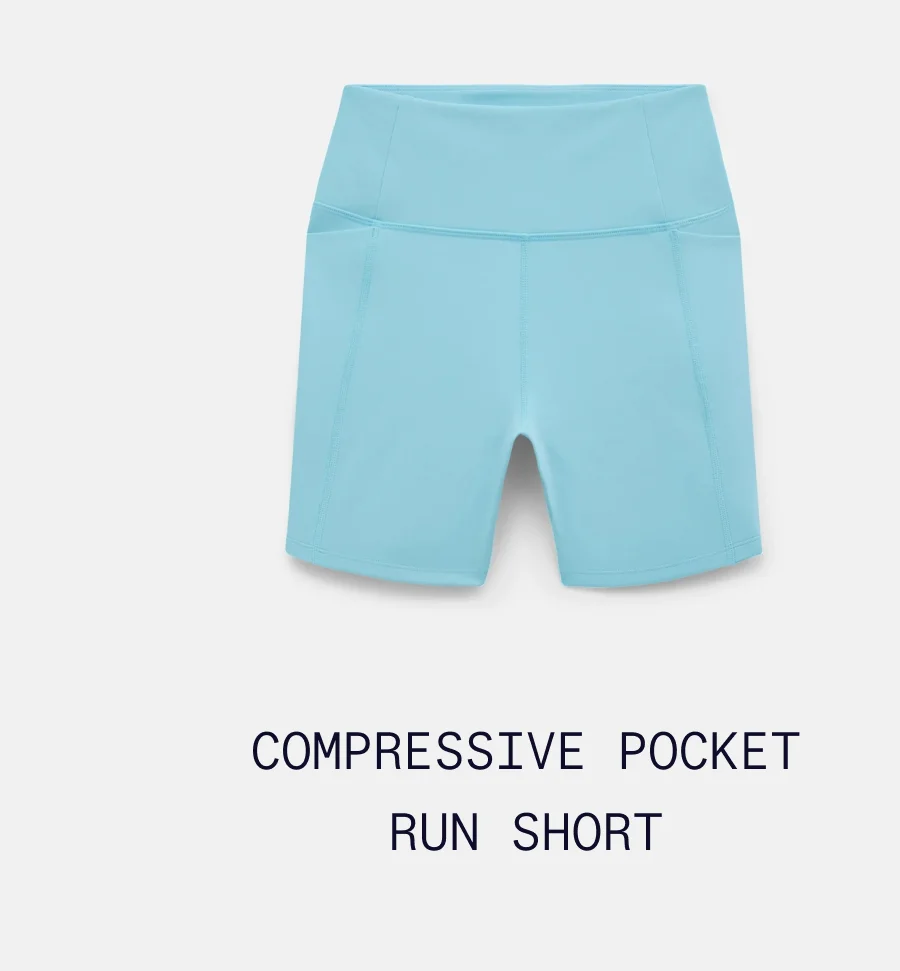 Compressive Pocket Run Short