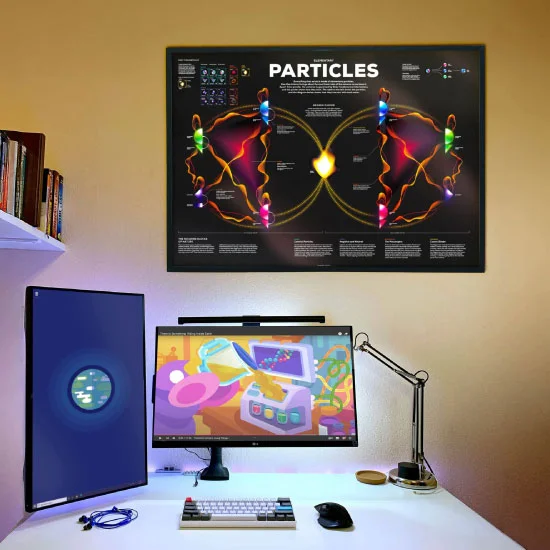 Elementary Particles Poster in office