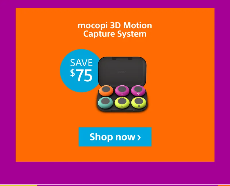 mocopi 3D Motion Capture System | Save $75 | Shop now