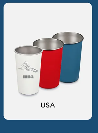16oz Pints - Red, White, Blue