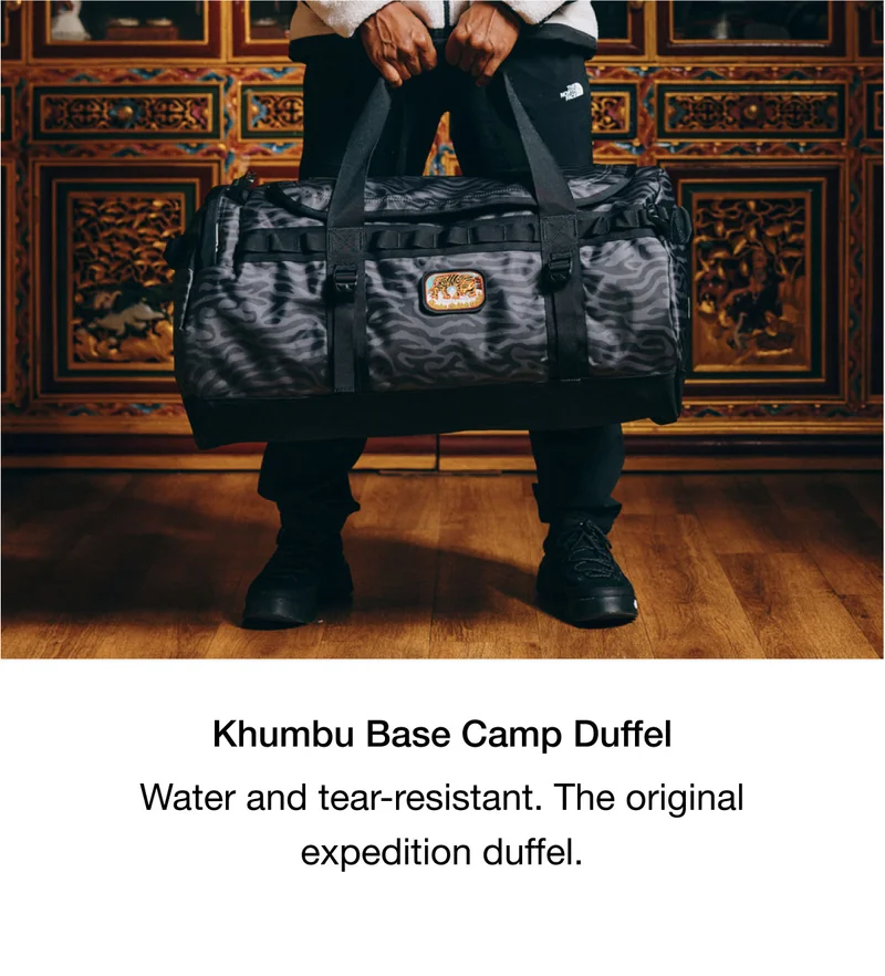 Khumbu Base Camp Duffel. Water and tear-resistant. The original expedition duffel.