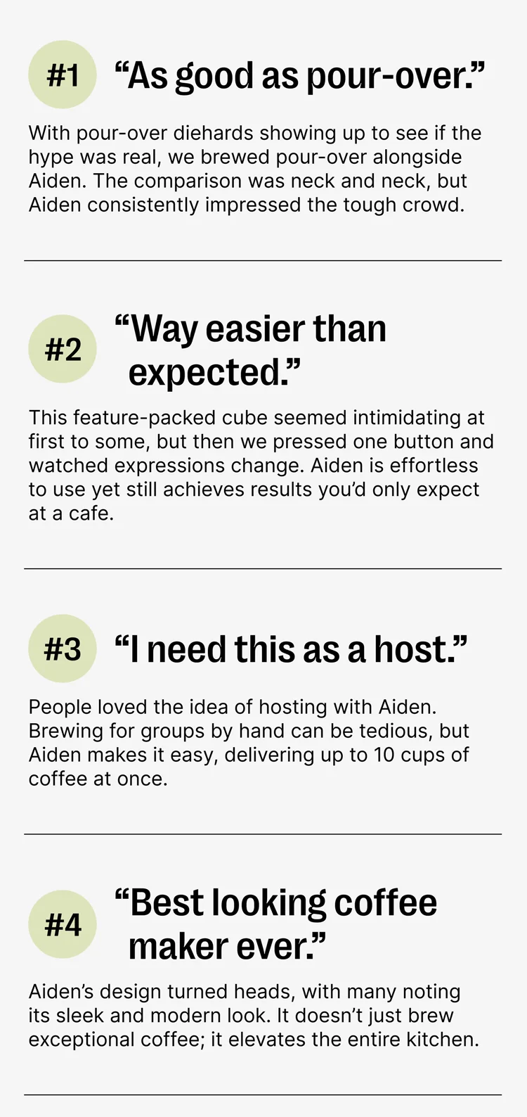 Aiden Reviews