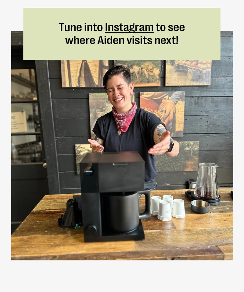 Tune into instagram to see where Aiden visits next!
