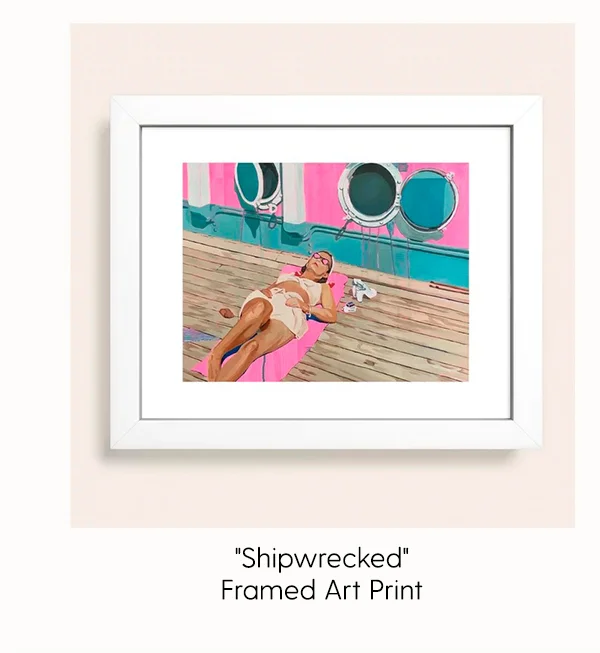 Shipwrecked | Framed Art Print
