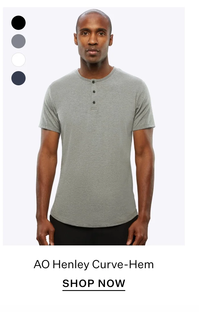 AO Henley Curve-Hem