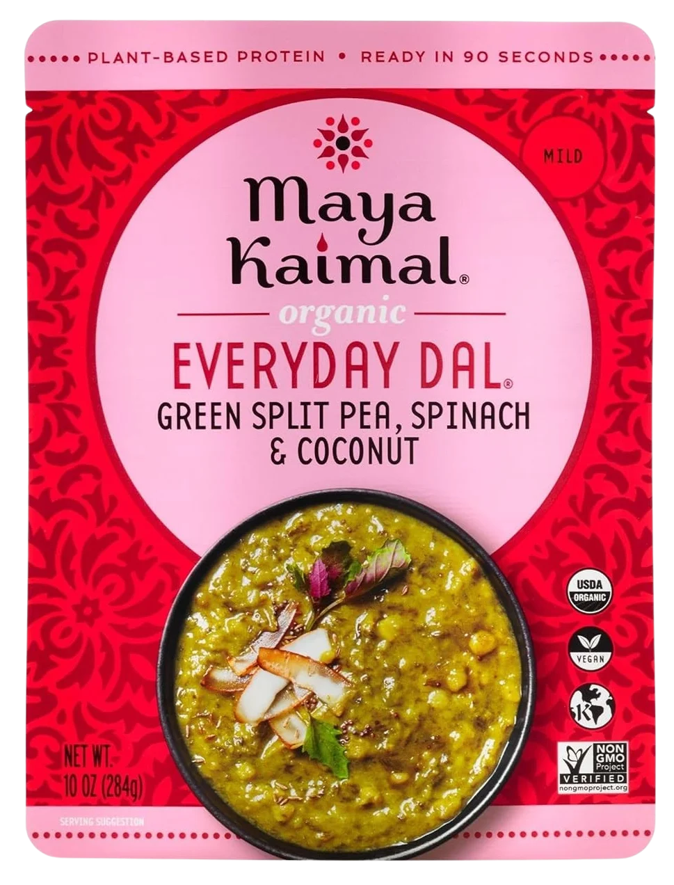 Image of Maya Kaimal Everyday Dal Green Split Pea, Spinach & Coconut