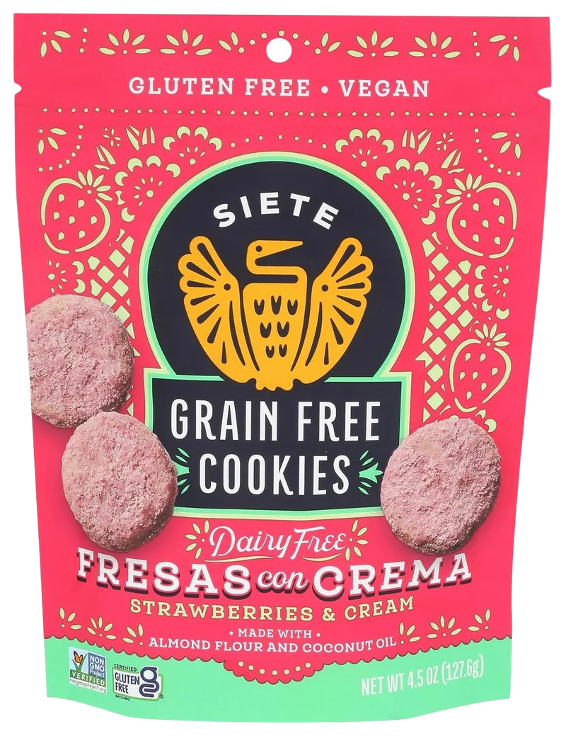 Image of Siete Fresas Con Crema Grain Free Cookies