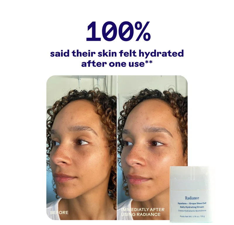 Radiance before and after image.
