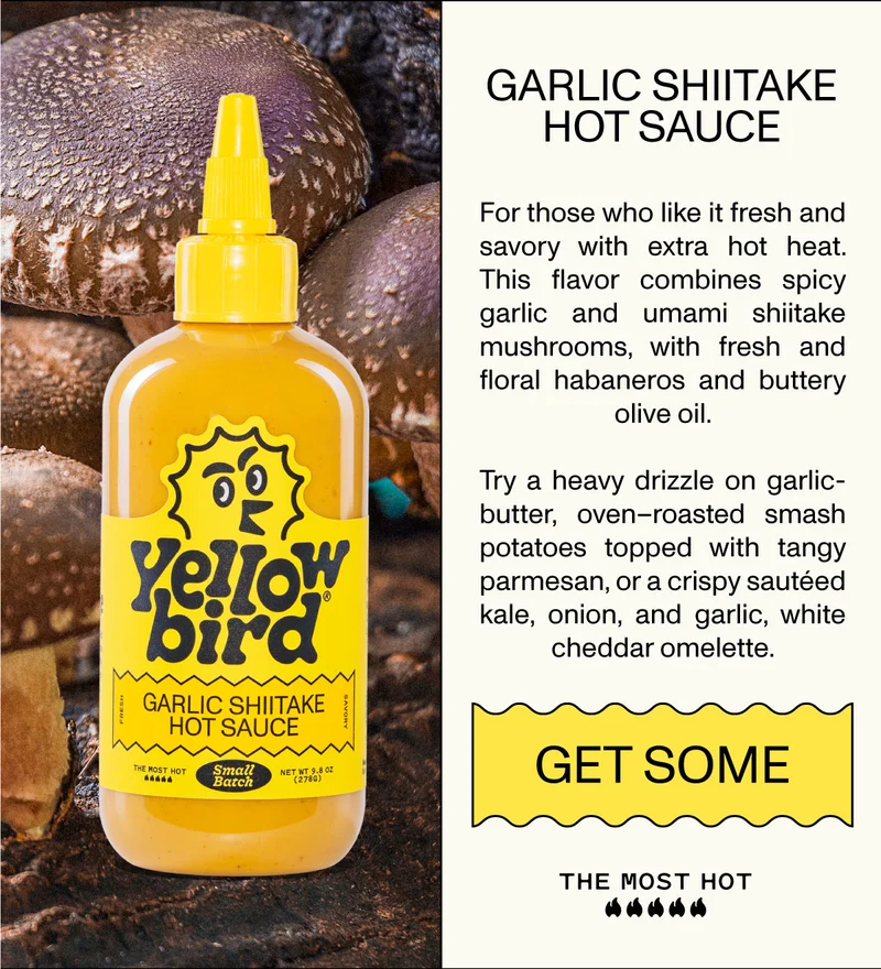 Garlic Shiitake Hot Sauce