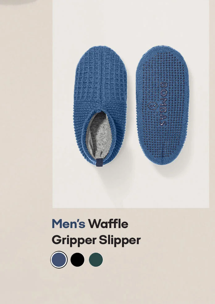 Men's Waffle Gripper Slipper