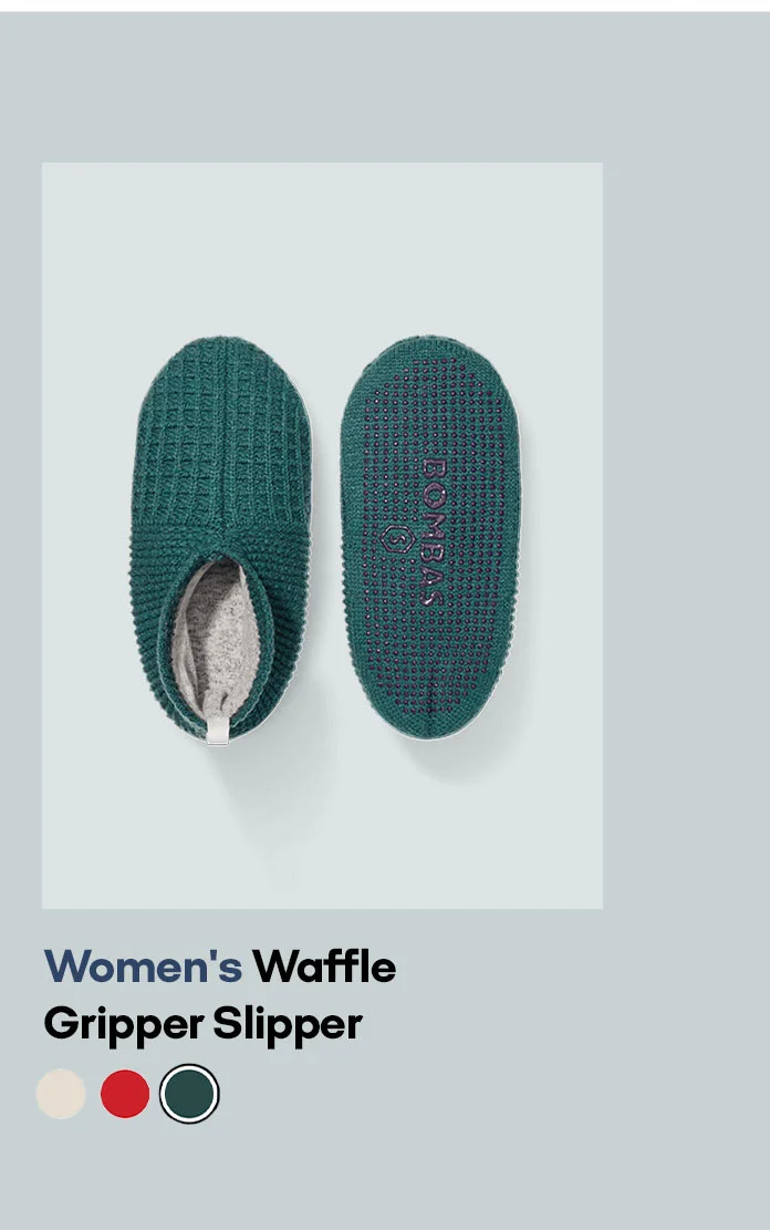 Women's Waffle Gripper Slipper